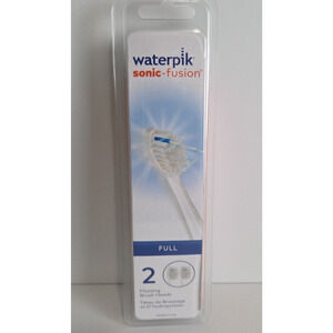 Waterpik SFFB-2EW Sonic-Fusion Full Size Replacement Brush Heads